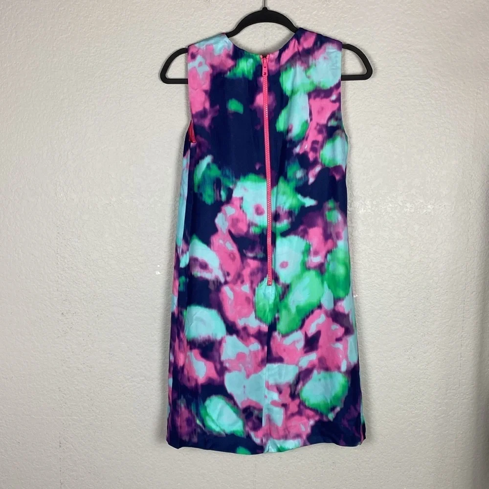 Kate Spade abstract floral sleeveless dress